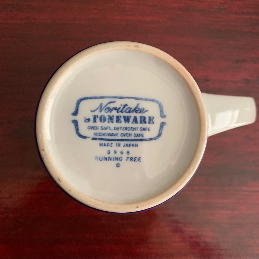Set Of 4 Noritake Running Free Cup & Saucer - Picture 7 of 12